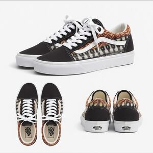 Vans Old Skool Multicolor Knit & Suede Low-Top Sneakers Men’s 8 / Women’s 9.5